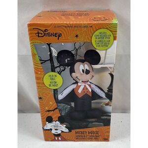 Disney Mickey Mouse Vampire 21" Halloween Airblown Inflatable Blowup USB Battery